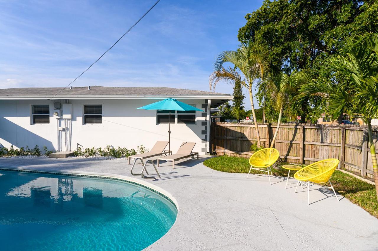 Luxury Casa 4 Bedrooms With Pool & Game Room 15 Mins To Ocean Fort Lauderdale Eksteriør bilde