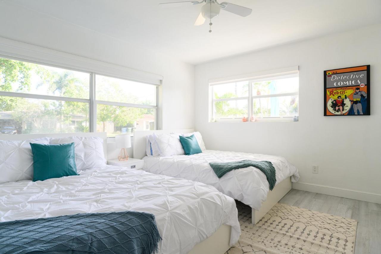 Luxury Casa 4 Bedrooms With Pool & Game Room 15 Mins To Ocean Fort Lauderdale Eksteriør bilde